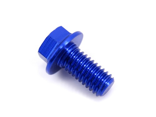 Tornillo protector horquilla guardabarros palanquilla azul KKE para Yamaha YZ125 250 YZ250F 450F - Imagen 6 de 12