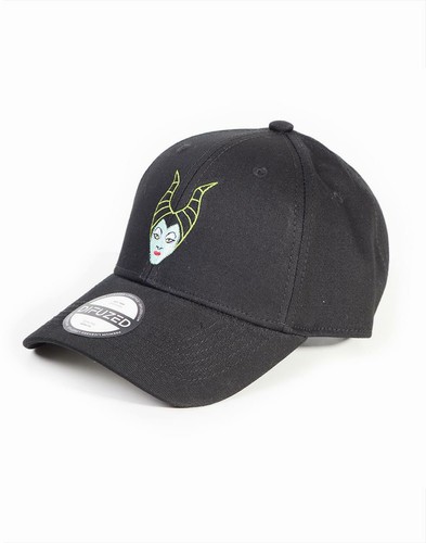 GORRA DE BÉISBOL DISNEY MALÉFICA CUERNOS FACIALES BORDADA NEGRA CORREA - Imagen 4 de 4