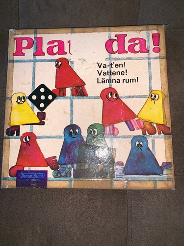 ANTIGUO JUEGO DE LANZA JUEGO ALEMÁN FRANCÉS ITALIANO SUECO TABLERO INFANTIL GO AWAY - Imagen 1 de 9
