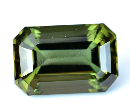 Natural Hiddenite 12.00 Ct Green Extremely Rare Certified Stunning Gemstone - Picture 1 of 6