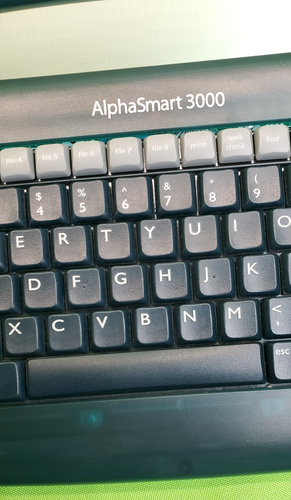 Alphasmart 3000 Textverarbeitung tragbare komplette Tastatur Klassenzimmer mit neuen Batterien - Bild 4 von 13