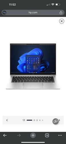 HB EliteBook 845 14” G10 Notebook Ryzen 7 Pro 32GB Memory 1 TB SSD Touch screen - Picture 8 of 8