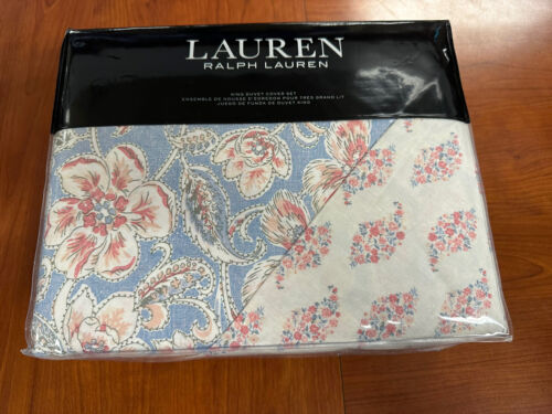 Ralph Lauren 3PCS King Duvet Cover Set Cosima Floral 350.00