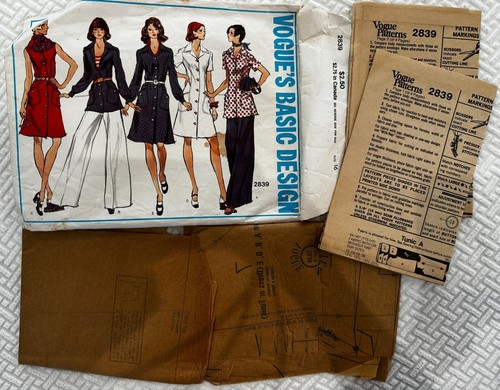 Vogue's Basic Design Size 16 Pattern 1497 2255 2839 2869 Dress Pants Uncut Lot 4 - Picture 8 of 11