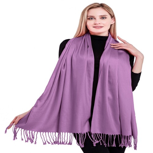 Solid Colour Design Shawl Scarf Wrap Stole Shawls Scarves Pashmina CJ Apparel - Picture 605 of 900