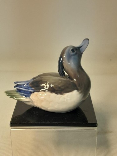 Dahl Jensen Copenhagen TUFTED ? DUCK 1281 - 2.4" 6cm Tall 3" 7.5cm Wide - Picture 3 of 6