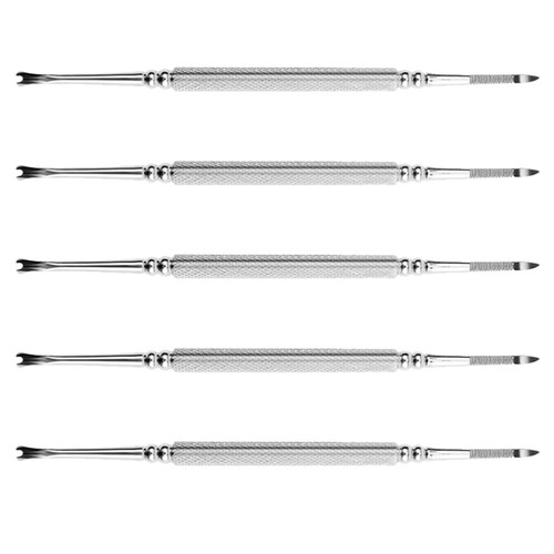 5Pcs Manicure Dead Skin Forks Under Nail Cleaner Tool Stainless Steel Dead Skin - Picture 7 of 12