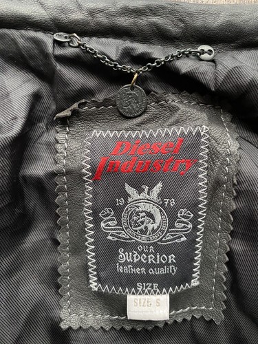 Diesel Leather Motorcycle Style Jacket (M) Suits 38” Chest Immaculate RRP £379 - Picture 16 of 21