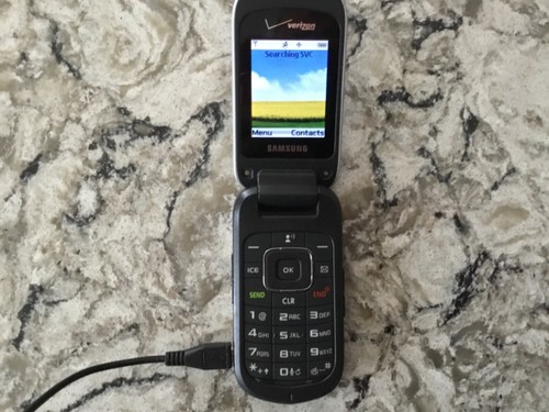 Samsung Gusto 2 SCH-U365 Silver Flip Phone (Verizon) Excellent Condition! - Photo 5/6