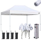 10X15 Ez Pop Up Canopy Outdoor Weeding Party Instant Shade Tent & Wheeled Bag