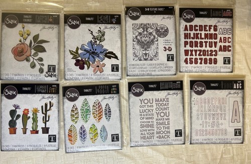 TIM HOLTZ Sizzix Colorize Thinlits Dies - plus more not shown, see listing. - Picture 5 of 88