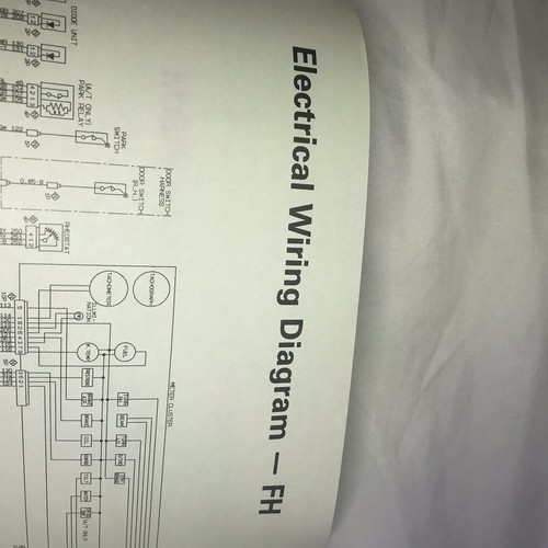 Owner’s Manual Mitsubishi fuso fh 93 with electrical wiring diagram inside - Picture 6 of 7
