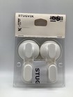 Pack of 2 Hooks IKEA STUGVIK With Suction Cup White Bathroom Kitchen 802.404.40