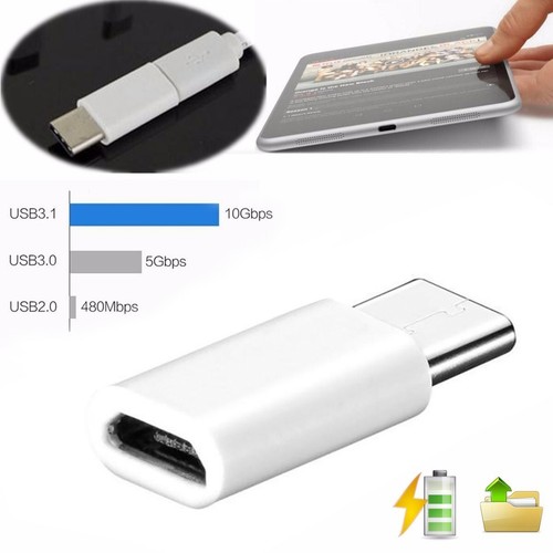 Micro USB auf USB Typ C Adapter Ladekabel Datenkabel für Samsung Huawei Oppo A84 - Bild 4 von 7