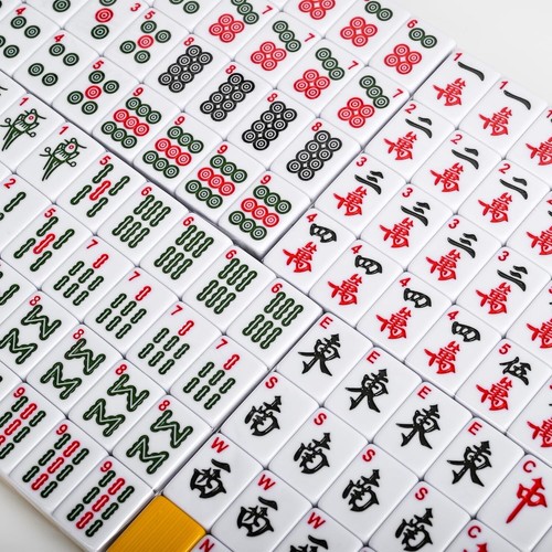 Complete Small Mahjong Set with Bag & Instructions - Perfect for Chinese Rules - Picture 9 of 9