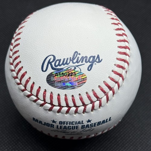 Billy Williams Signed Wrigley Field 100th Logo Baseball JSA LOA Chicago Cubs HOF - Picture 2 of 3