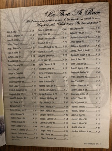 TAPS Magazine USMA Army West Point Academy Obituaries Assembly - Winter 2009 - Imagen 2 de 3