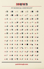 New Letterpress Type- 12pt. DingPats. Hit  "Contact Seller" for desired choices