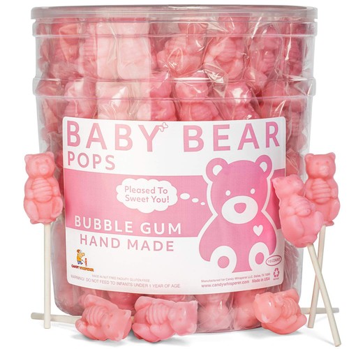 Pink Bear Pops 24 Count