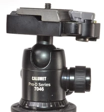 Calumet 7046 Pro-D Series Ball Head with Lever Release Clamp and QR plate