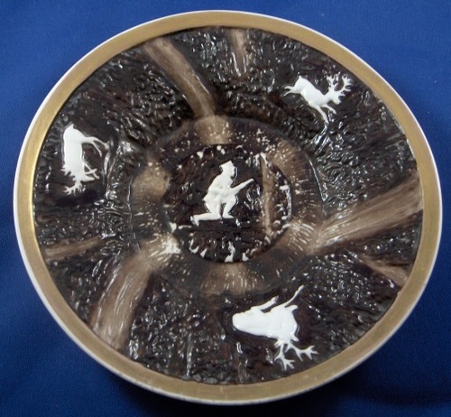 Nice Antique German Porcelain Antler Design Cup & Saucer Porzellan Tasse Germany - Picture 3 of 9