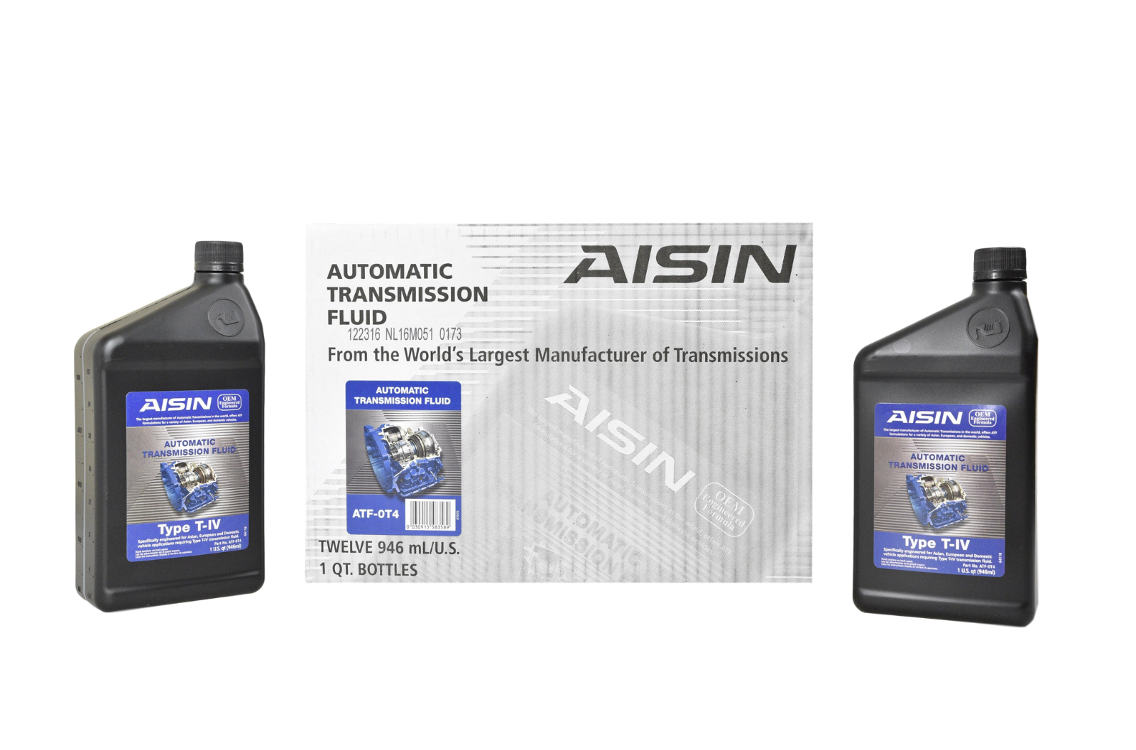 Aisin Type T-IV (ATF-0T4) 1 U.S. qt (946ml) - Toyota Lexus Dodge Audi ...