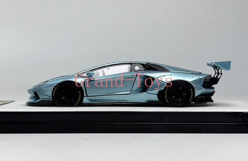 PGM 1:64 Ice Blue LBWK Aventador LP700-4 Sports Model Diecast Collect Car - Picture 6 of 11