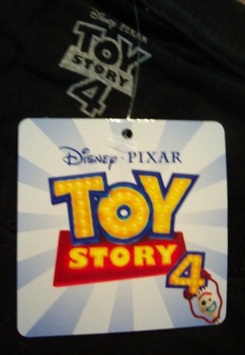 Vintage Style Walt Disney TOY STORY 4 BUZZ LIGHTYEAR WOODY T-Shirt Large NEW - Picture 3 of 3