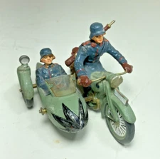ELASTOLIN LINEOL & HAUSSER MOTORCYCLE w/ SIDE CAR