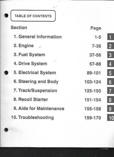 1993 Arctic Cat Snowmobile Thundercat Service Manual - Bild 2 von 2