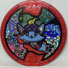 YoKai Watch Kittylumbus Medal Merican Medals Japanese Yo-kai Nekoronbus