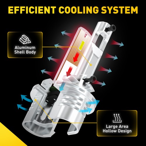 2PC 880 890 892 893 899 LED Fog/Driving Light Bulb 6500K Xenon White High Power - Picture 5 of 9