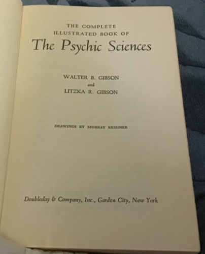 The Complete Illustrated Book of the Psychic Sciences by Walter Gibson 1966 Vtg - Imagen 3 de 5