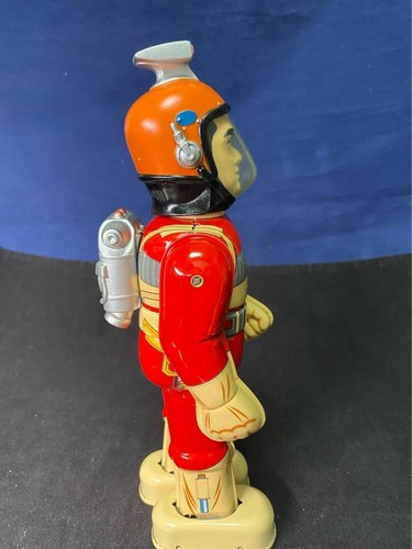 Billiken Shokai Tin Wind-up Walking Captain Ultra Figure Tin Toy Vintage Retro - Picture 6 of 11