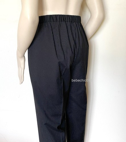 MARINA RINALDI, Striped Wool Pants, Plus Size 29 MR, 20W US, 50 DE, 58 IT - Picture 5 of 13