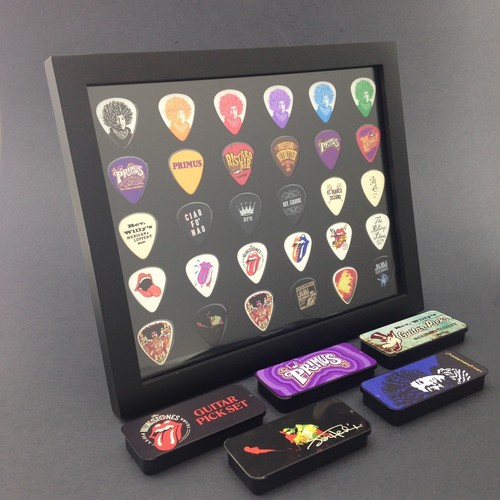 PLECTRUM SPECTRUM™ 8" x 10" Guitar Pick Display Insert - BLACK 30, NO FRAME - Picture 10 of 12