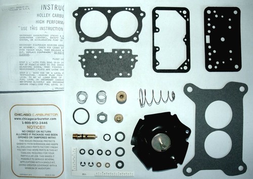 1967-69 "SUPER" CORVETTE TRI POWER HOLLEY LIST 3659 REBUILD KIT 427" 400-435HP - Bild 1 von 2