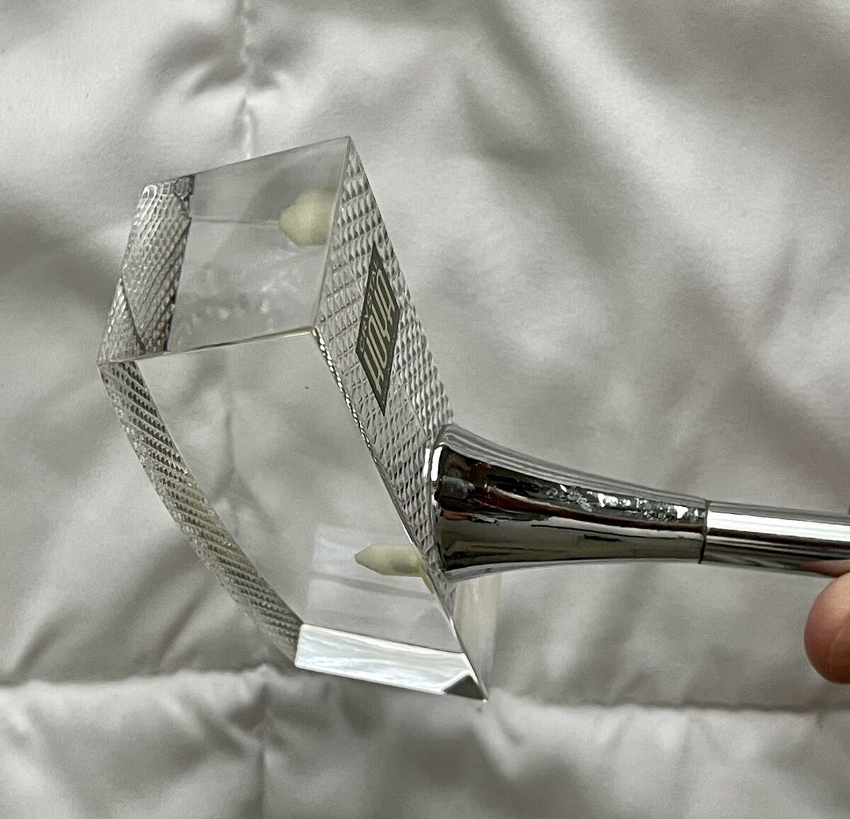 EXTREMELY RARE ~ HOYA CRYSTAL PUTTER GOLF CLUB & Cover EXTREMELY RARE ~ HOYA CRYSTAL PUTTER GOLF CLUB & Cover