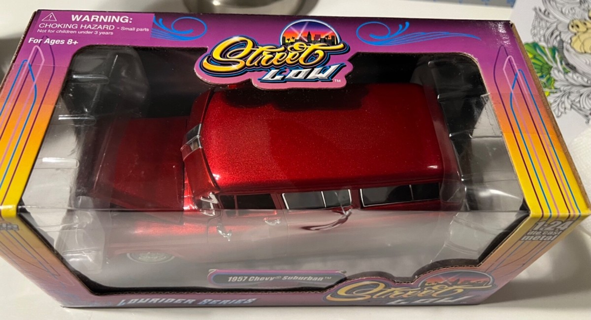1957 Chevy Suburban, Primer Black - Jada Toys 97686/4 - 1/24