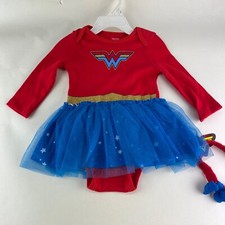Wonder Woman Baby One-Piece Halloween Costume 12M NWT