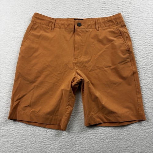 Pantalones Cortos Faherty Para Hombre 33 Naranja Todo el Día Rendimiento Tecnología Elastizados Informales