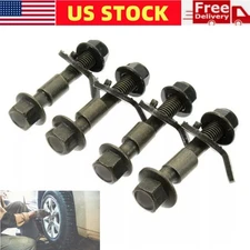 4PCS Car Four Wheels Cam Bolts Adjustable Camber Correction Alignment 12mm/0.47"