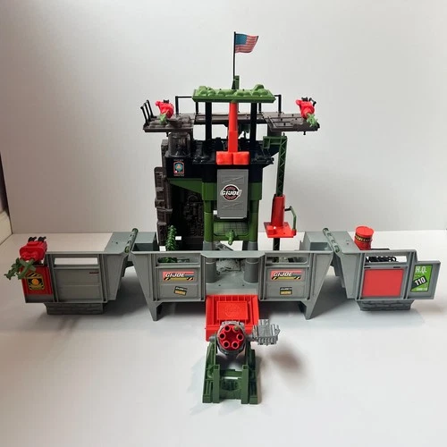 GI Joe Headquarters Playset 1992 Working Nr Complete - Review Photos/Description