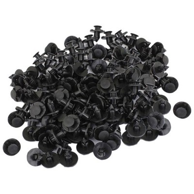 100 X 8 Mm Push-Type Automotive Clips Rivet Retainer Bumper Fasteners