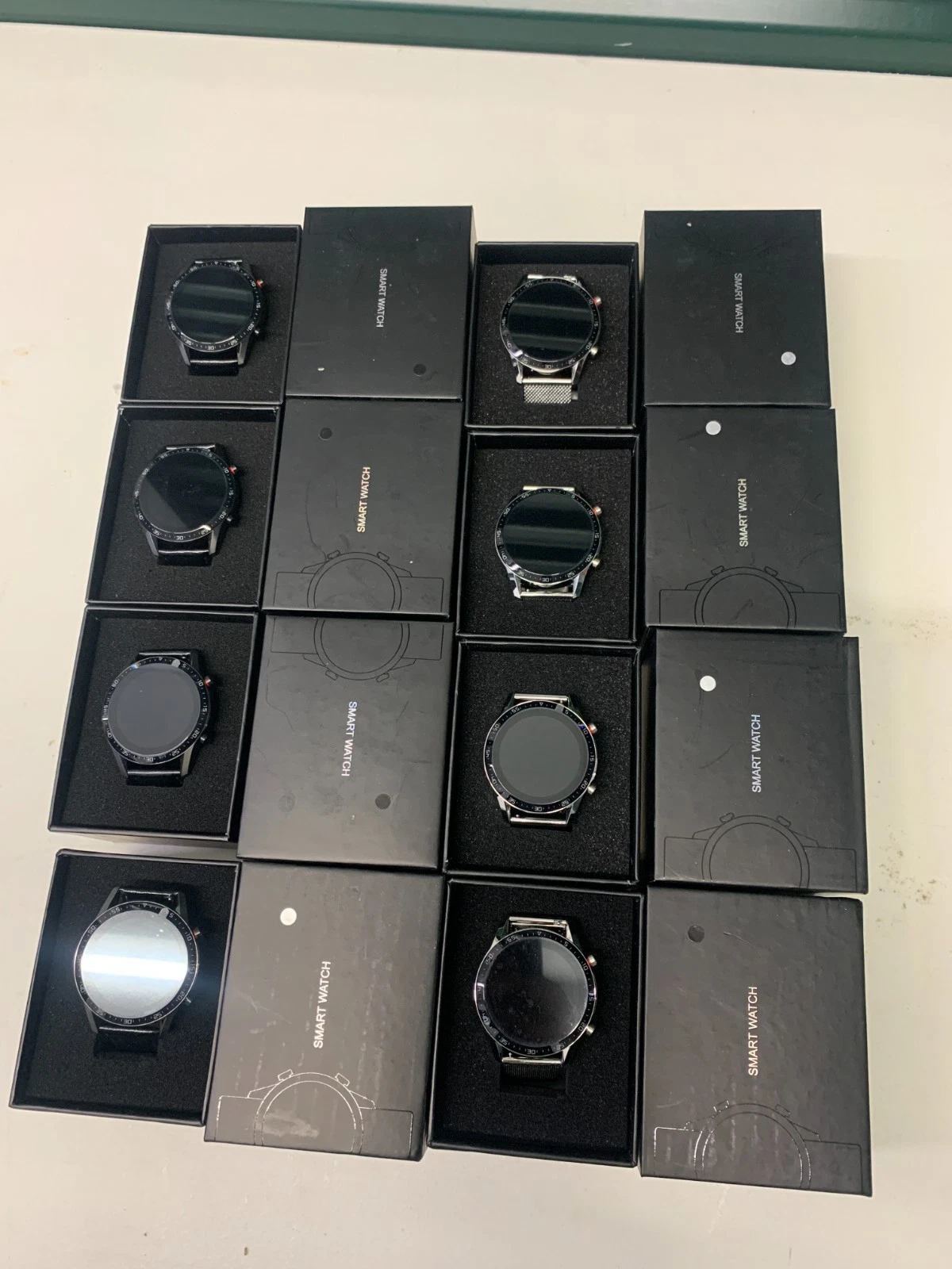 Lot of 8 Smart Watch Activity Fitness Tracker Pedometer Sleep Monitor for Unisex