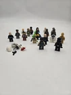 LEGO Star Wars Minifigures and LEGO City. Lot of 18 Figurines. With Extras.