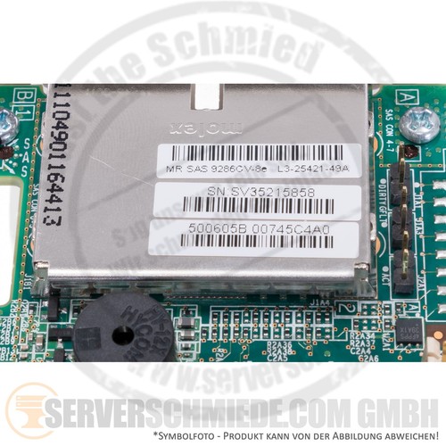 LSI 9286CV-8e SAS SATA PCle x8 2x SFF-8088 1GB Storage Controller Extern Raid: 0 - Bild 5 von 5