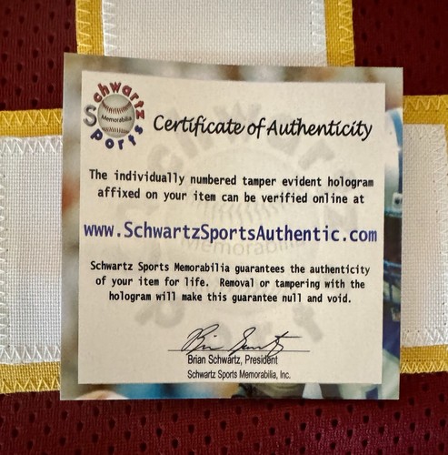 Charlie Ward Signed Florida State Seminoles Jersey "93 Heisman" (Schwartz) Q.B. - Picture 5 of 5