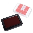 Shachihata Stone Pad, Color Pattern, Red Plum Blossom Color, HAC-1-LPP