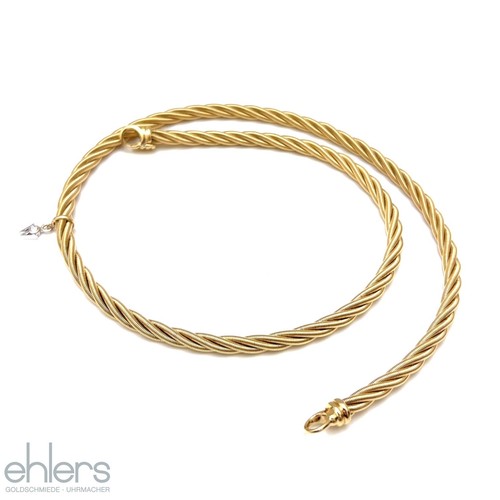 Collier WELLENDORFF 750er Gelbgold 18kt Gold Brillant Goldkordel Comtesse 1711 - Bild 5 von 13